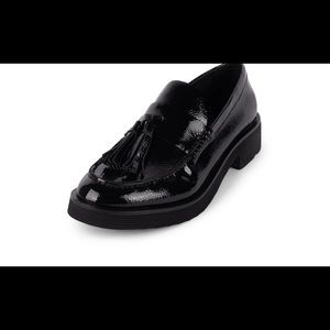 Jeffery Campbell Black Lenna-TSL Loader With Tassel. Brand New